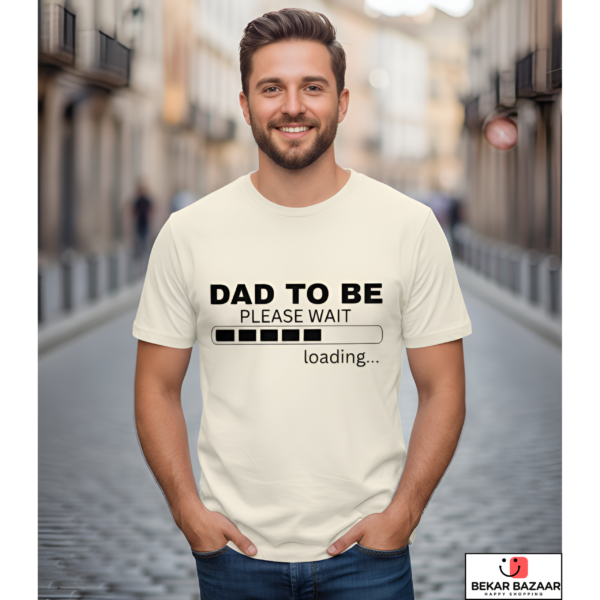 "Dad To Be" Pregnancy Announcement Graphic Tshirt for Dad | New Dad Gift Tee