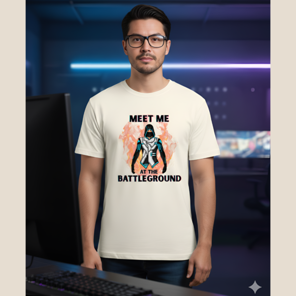 Premium Quality Off-White "Battleground" Cyberpunk Graphic Tshirt | Buy Now